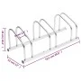Bicicletero para 3 bicicletas acero galvanizado de vidaXL, Bases y soportes para almacenar bicicletas - Ref: Foro24-154418, P...