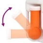 Weiße integrierte Campingtoilette aus HDPE und PP 24+17 L von vidaXL, Urinale und mobile Toiletten - Ref: Foro24-154411, Prei...
