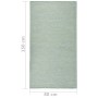 Alfombra de exterior de tejido plano turquesa 80x150 cm de vidaXL, Alfombras - Ref: Foro24-340799, Precio: 29,03 €, Descuento: %