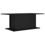Mesa de centro madera contrachapada negro 102x55,5x40 cm en Mesas de centro | Comprar online en Foru.es