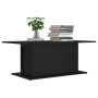 Mesa de centro madera contrachapada negro 102x55,5x40 cm en Mesas de centro | Comprar online en Foru.es