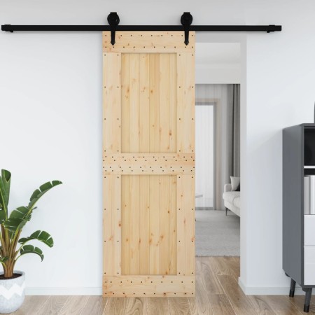 Puerta NARVIK madera maciza pino 80x210 cm de vidaXL, Puertas - Ref: Foro24-154437, Precio: 144,20 €, Descuento: %
