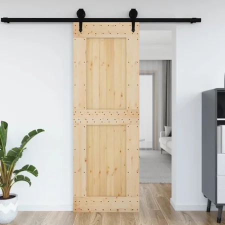 Puerta NARVIK madera maciza pino 80x210 cm de vidaXL, Puertas - Ref: Foro24-154437, Precio: 142,10 €, Descuento: %