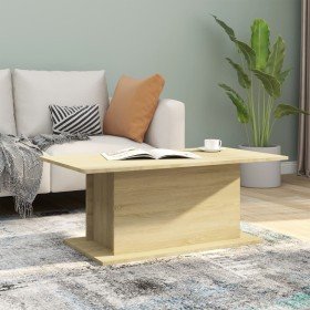 Mesa de centro madera de ingeniería roble Sonoma 102x55,5x40 cm en Mesas de centro | Comprar online en Foru.es