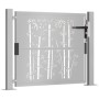 Puerta de jardín acero corten diseño bambú 105x105 cm de vidaXL, Puertas de jardín - Ref: Foro24-153185, Precio: 164,33 €, De...