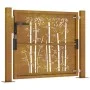 Gartentor Cortenstahl Bambus Design 105x105 cm von vidaXL, Gartentore - Ref: Foro24-153185, Preis: 161,01 €, Rabatt: %