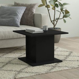 Mesa de centro madera de ingeniería negro 55,5x55,5x40 cm en Mesas de centro | Comprar online en Foru.es