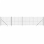 Cerca de alambre con pinchos de anclaje gris antracita 1,4x10 m de vidaXL, Paneles de vallas - Ref: Foro24-154275, Precio: 97...