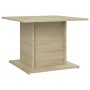 Mesa de centro madera ingeniería roble Sonoma 55,5x55,5x40 cm en Mesas de centro | Comprar online en Foru.es