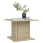 Mesa de centro madera ingeniería roble Sonoma 55,5x55,5x40 cm en Mesas de centro | Comprar online en Foru.es