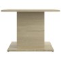 Mesa de centro madera ingeniería roble Sonoma 55,5x55,5x40 cm en Mesas de centro | Comprar online en Foru.es