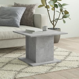 Mesa de centro madera ingeniería gris hormigón 55,5x55,5x40 cm en Mesas de centro | Comprar online en Foru.es