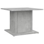 Mesa de centro madera ingeniería gris hormigón 55,5x55,5x40 cm en Mesas de centro | Comprar online en Foru.es