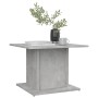 Mesa de centro madera ingeniería gris hormigón 55,5x55,5x40 cm en Mesas de centro | Comprar online en Foru.es