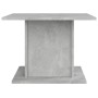 Mesa de centro madera ingeniería gris hormigón 55,5x55,5x40 cm en Mesas de centro | Comprar online en Foru.es
