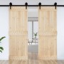 Puerta NARVIK madera maciza pino 80x210 cm de vidaXL, Puertas - Ref: Foro24-154431, Precio: 119,34 €, Descuento: %
