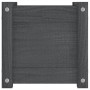Jardineras 2 uds madera maciza de pino gris 31x31x31 cm en Macetas y jardineras | Comprar online en Foru.es
