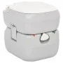 Gray and White HDPE Portable Camping Toilet 22+12 L by vidaXL, Urinals and portable toilets - Ref: Foro24-154405, Price: 165,...