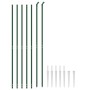 Cerca de alambre con pinchos de anclaje verde 1,8x10 m de vidaXL, Paneles de vallas - Ref: Foro24-154133, Precio: 146,12 €, D...