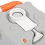 Gray and White HDPE Portable Camping Toilet 22+12 L by vidaXL, Urinals and portable toilets - Ref: Foro24-154405, Price: 165,...