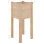 Jardinera de madera maciza de pino 31x31x70 cm en Macetas y jardineras | Comprar online en Foru.es