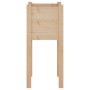 Jardinera de madera maciza de pino 31x31x70 cm en Macetas y jardineras | Comprar online en Foru.es