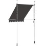Toldo retráctil de funcionamiento manual antracita 150 cm en Toldos | Comprar online en Foru.es
