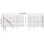 Drahtzaun mit Ankerspitzen anthrazitgrau 2x25 m von vidaXL, Zaunpaneele - Ref: Foro24-154286, Preis: 236,41 €, Rabatt: %