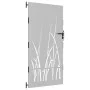 Puerta de jardín acero corten diseño hierba 85x175 cm de vidaXL, Puertas de jardín - Ref: Foro24-153224, Precio: 178,62 €, De...