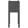 Jardinera de madera maciza de pino gris 31x31x70 cm en Macetas y jardineras | Comprar online en Foru.es