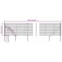 Drahtzaun mit Ankerspitzen anthrazitgrau 1x25 m von vidaXL, Zaunpaneele - Ref: Foro24-154249, Preis: 212,85 €, Rabatt: %
