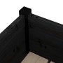 Jardinera de madera maciza de pino negro 31x31x70 cm en Macetas y jardineras | Comprar online en Foru.es