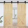 NARVIK Tür aus massivem Kiefernholz 85x210 cm von vidaXL, Türen - Ref: Foro24-154444, Preis: 139,67 €, Rabatt: %