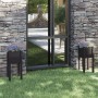 Jardineras 2 unidades madera maciza de pino negro 31x31x70 cm en Macetas y jardineras | Comprar online en Foru.es