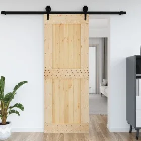 Puerta NARVIK madera maciza pino 85x210 cm de vidaXL, Puertas - Ref: Foro24-154438, Precio: 140,30 €, Descuento: %