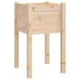 Jardinera de madera maciza de pino 40x40x70 cm en Macetas y jardineras | Comprar online en Foru.es