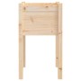 Jardinera de madera maciza de pino 40x40x70 cm en Macetas y jardineras | Comprar online en Foru.es