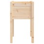 Jardineras 2 uds madera maciza de pino 40x40x70 cm en Macetas y jardineras | Comprar online en Foru.es