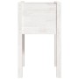 Jardinera de madera maciza de pino blanco 40x40x70 cm en Macetas y jardineras | Comprar online en Foru.es