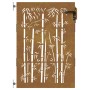 Puerta de jardín acero corten diseño bambú 85x125 cm de vidaXL, Puertas de jardín - Ref: Foro24-153234, Precio: 140,89 €, Des...