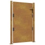 Puerta de jardín acero corten 105x130 cm de vidaXL, Puertas de jardín - Ref: Foro24-153204, Precio: 212,71 €, Descuento: %
