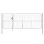 Gartengittertür aus silber verzinktem Stahl, 350 x 175 cm von vidaXL, Gartentore - Ref: Foro24-154552, Preis: 412,69 €, Rabat...