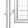 Gartengittertür aus silber verzinktem Stahl, 350 x 175 cm von vidaXL, Gartentore - Ref: Foro24-154552, Preis: 412,69 €, Rabat...