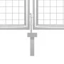 Gartengittertür aus silber verzinktem Stahl, 350 x 175 cm von vidaXL, Gartentore - Ref: Foro24-154552, Preis: 412,69 €, Rabat...
