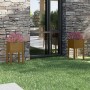 Jardineras 2 uds madera maciza de pino marrón miel  40x40x70 cm en Macetas y jardineras | Comprar online en Foru.es
