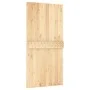 NARVIK-Tür aus massivem Kiefernholz, 100 x 210 cm von vidaXL, Türen - Ref: Foro24-154441, Preis: 162,21 €, Rabatt: %