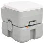 Gray and White HDPE Portable Camping Toilet 15+10 L by vidaXL, Urinals and portable toilets - Ref: Foro24-154407, Price: 136,...