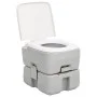 Inodoro de camping portátil HDPE gris y blanco 15+10 L de vidaXL, Urinarios y retretes portátiles - Ref: Foro24-154407, Preci...