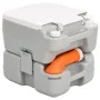Gray and White HDPE Portable Camping Toilet 15+10 L by vidaXL, Urinals and portable toilets - Ref: Foro24-154407, Price: 136,...