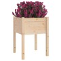 Jardineras 2 uds madera maciza de pino 50x50x70 cm en Macetas y jardineras | Comprar online en Foru.es